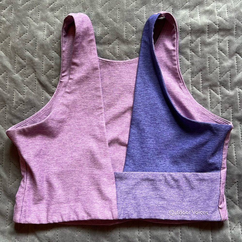 Outdoor Voices Lavender Activewear Top